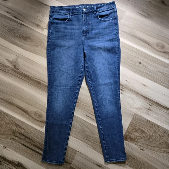American Eagle Super Stretch Hi-rise Jegging Women's Size 14 - Picture 7 of 8